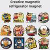 Crayon Shin Chan Refrigerator Magnet Year Collection Movie Version Magnetic Sticker Decoration Home Accessories Fridge Magnets