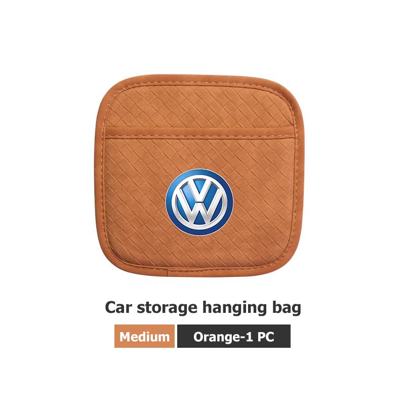 For Volkswagen VW Car Storage Hanging Bag Phone Key Card Pounch Pocket Passat Golf 4 5 6 Tiguan Polo Scirocco Jetta CC zg6