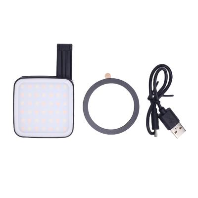 LED Selfie Telefoonlamp 2500 tot 6500K Dubbelzijdig Opvouwbaar Magnetisch Oplaadbaar Draagbaar Videolicht