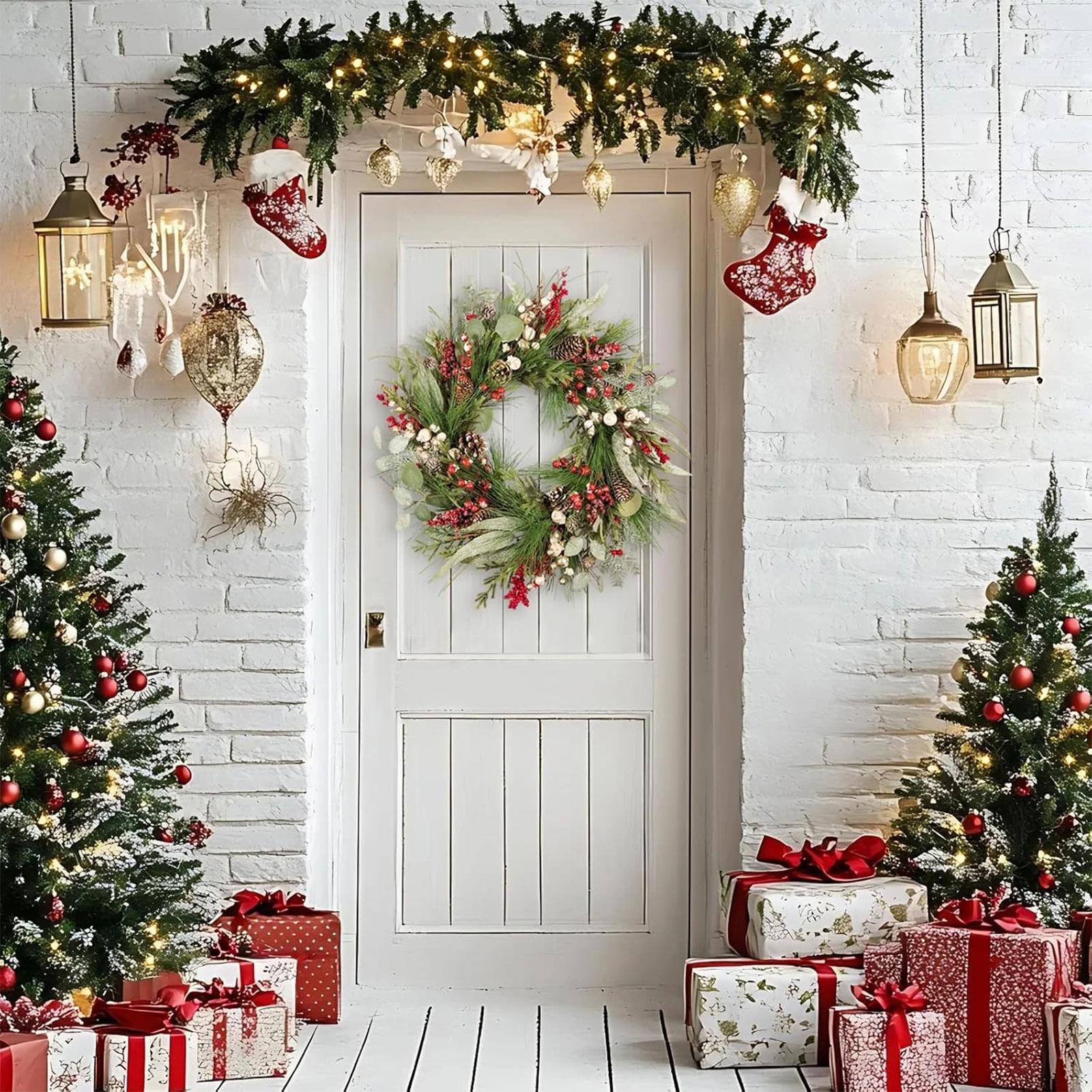 

AutumnHarvest Festival Thanksgiving Simulation Garland Home Front Door Door Hanging Courtyard Front Porch One Size зелёный