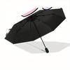 1pc Cute Cat Automatic Open/close Folding Umbrella, Compact Portable Travel Umbrella, Perfect Birthday/Christmas, Cute Umbrella, Durable Con