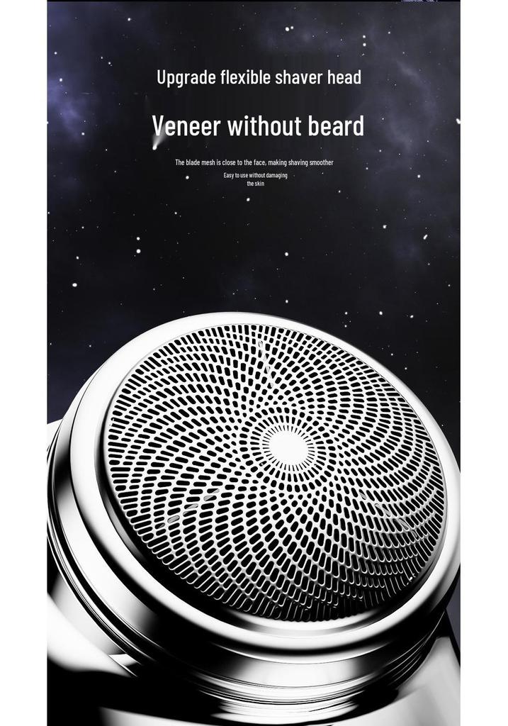 Portable Mini Electric Shaver - Rechargeable, Easy-to-Clean Razor with Long Battery Life for Men