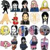30 Wednesday Collection Badges Wednesday Addams Family Metal Brooch Ornament