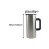 Stainless Steel Jug with Lid And Handle, Versatile, Easy-to-clean Portable Kettle, Beverage Container for Hotel And Home