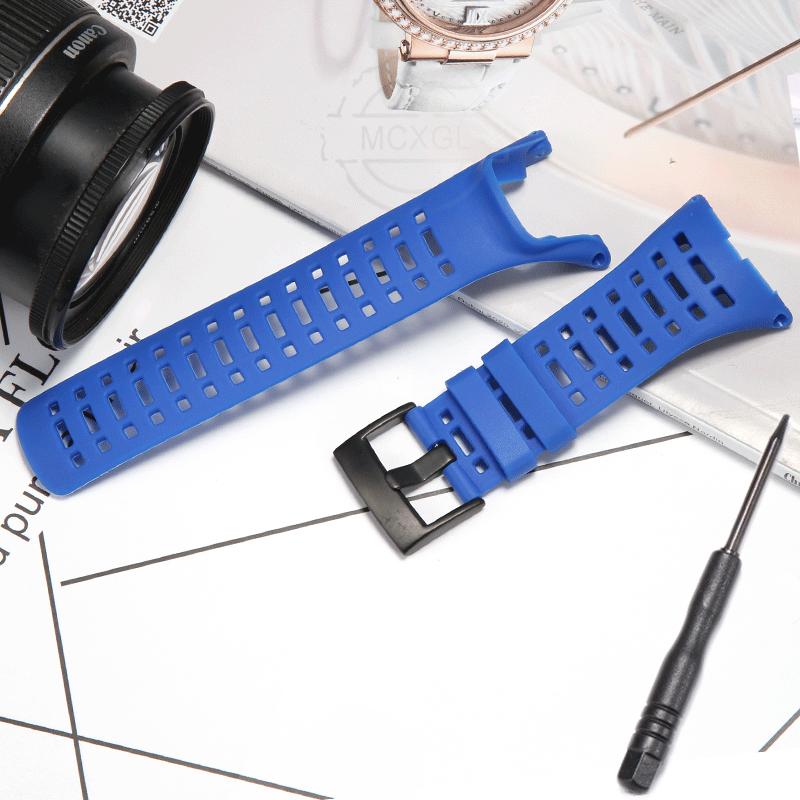 Rubber Watch Band For Suunto Ambit 3 Peak Ambit 2 2R Men's Silicone Waterproof Strap Bracelet Replacement Watch Accessories
