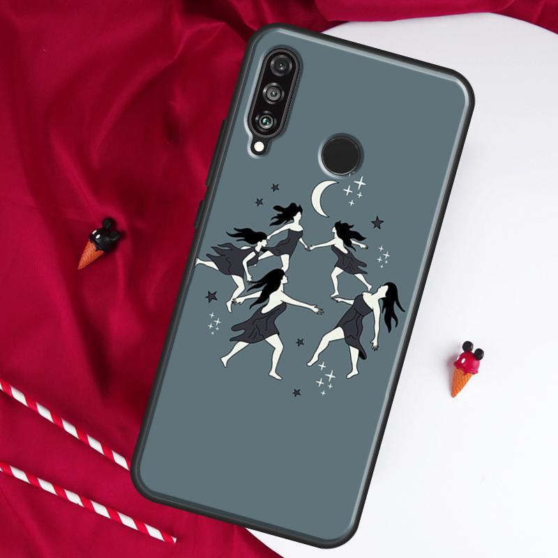 Witches Circle Dance For Huawei Nova Y61 Y70 Y90 Y60 Y72 Y91 12s 12i 11i 7i 8i 9 10 SE P60 Pro P30 P40 Lite Case