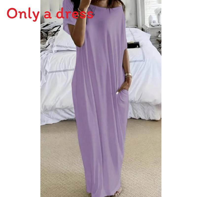 Robe Longue en Soie de Lait avec Motif Assemblé pour un Style Décontracté d'Été