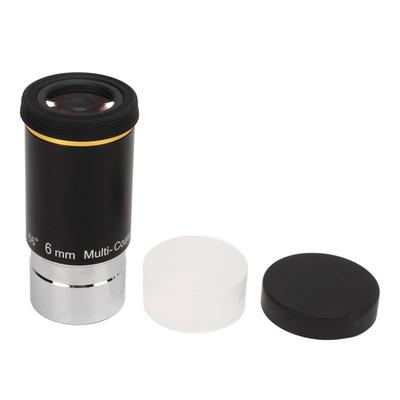 1,25 Zoll Astronomisches Teleskop Okular 6 mm Brennweite 66 Grad Astronomisches Teleskop Objektiv für