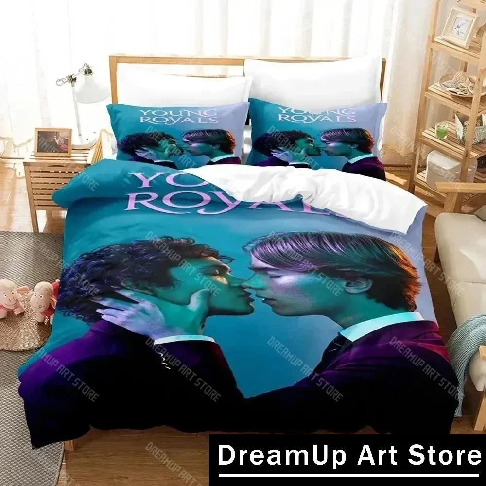 3D Print Young Royals Bedding Set Duvet Cover Bed Set Quilt Cover Pillowcase Comforter King Queen Size Boys Adult Bedding Set