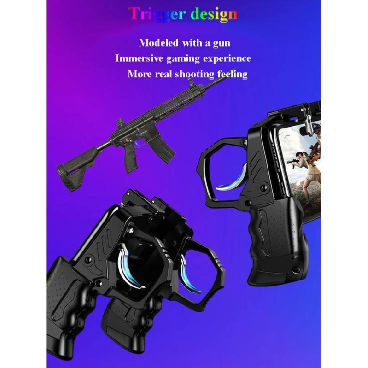 Manette Joystick Métallique Pubg Pour Pubg Mobile Gâchette Manette Pour iPhone Android Téléphone Intelligent Jeu de Tir