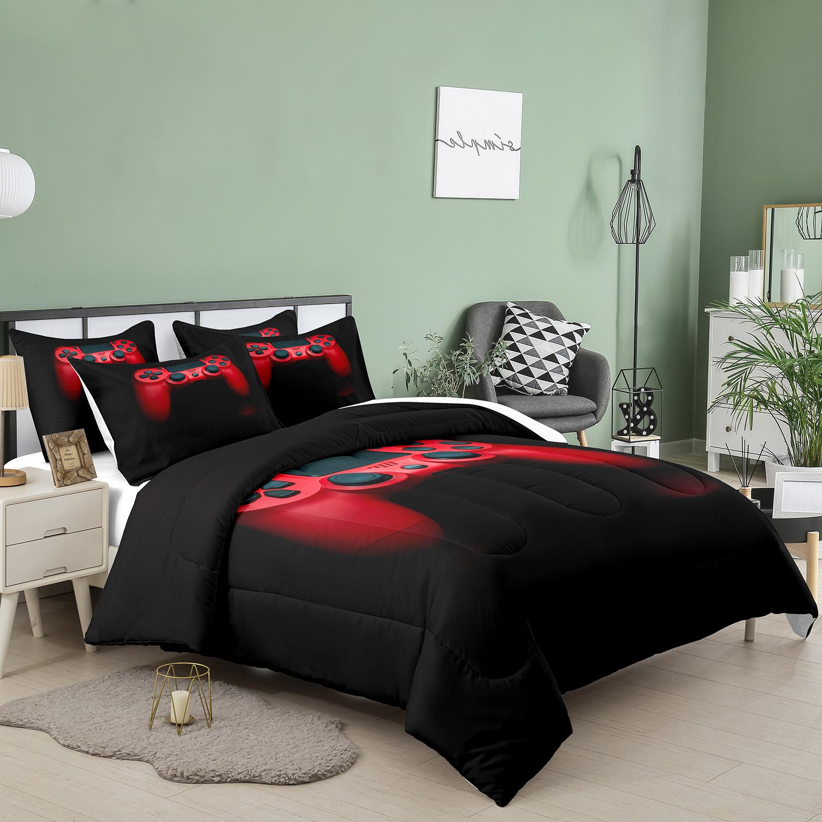 

Gamepad Bedding Set For Bedroom Soft Modern Bedding Set Comefortable Kids Duvet Cover Video Game Quilt Cover And Pillowcase EU Single 135x200cm