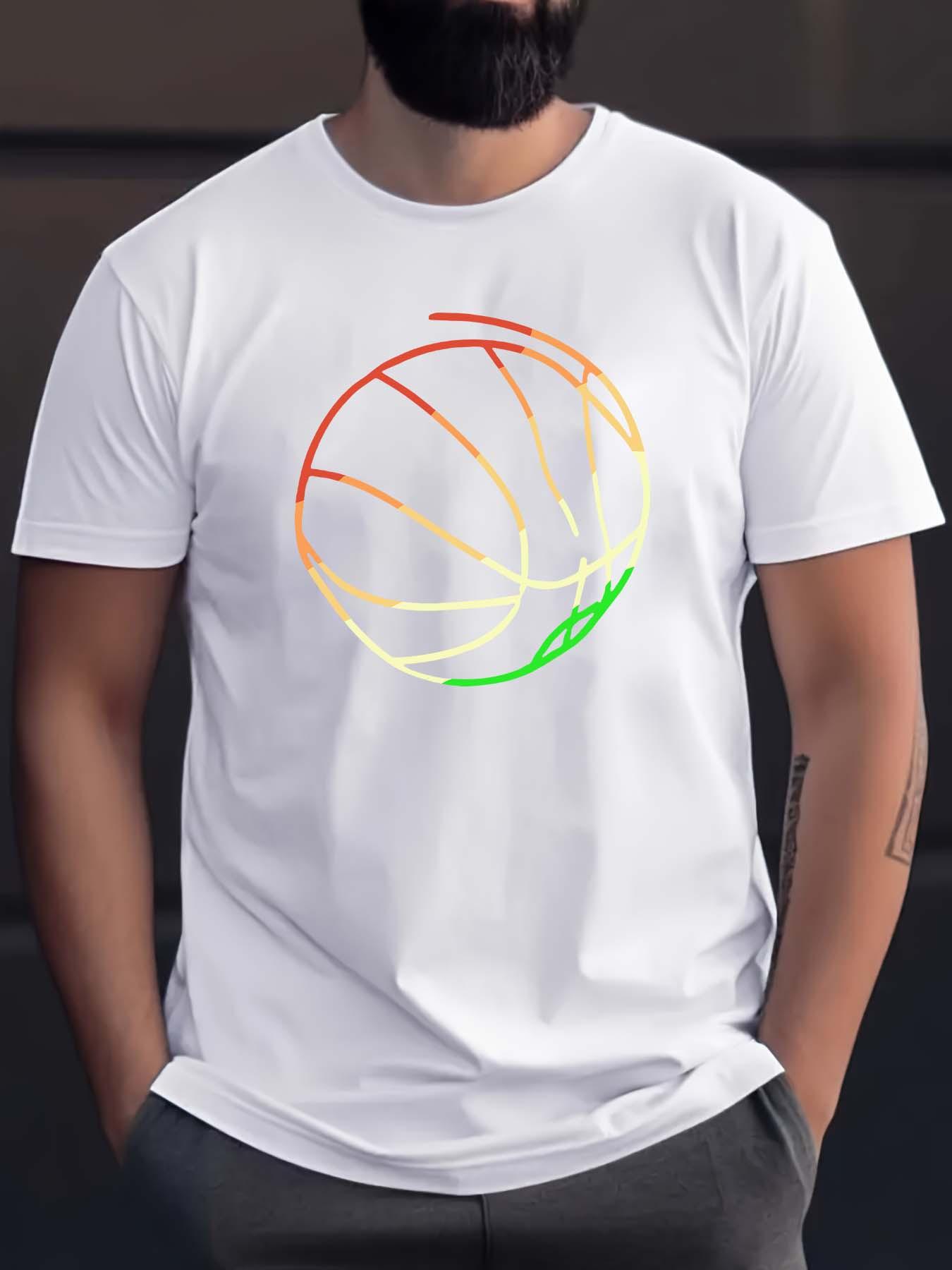 Fun & Trendy Casual Short-Sleeve T-shirt - Breathable Polyester M