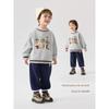 Boys' Fleece Sweatshirt Winter Clothing Baby Fleece-Lined Clothes 2025 New Autumn and Winter Children's Clothing Kids' Winter Tops