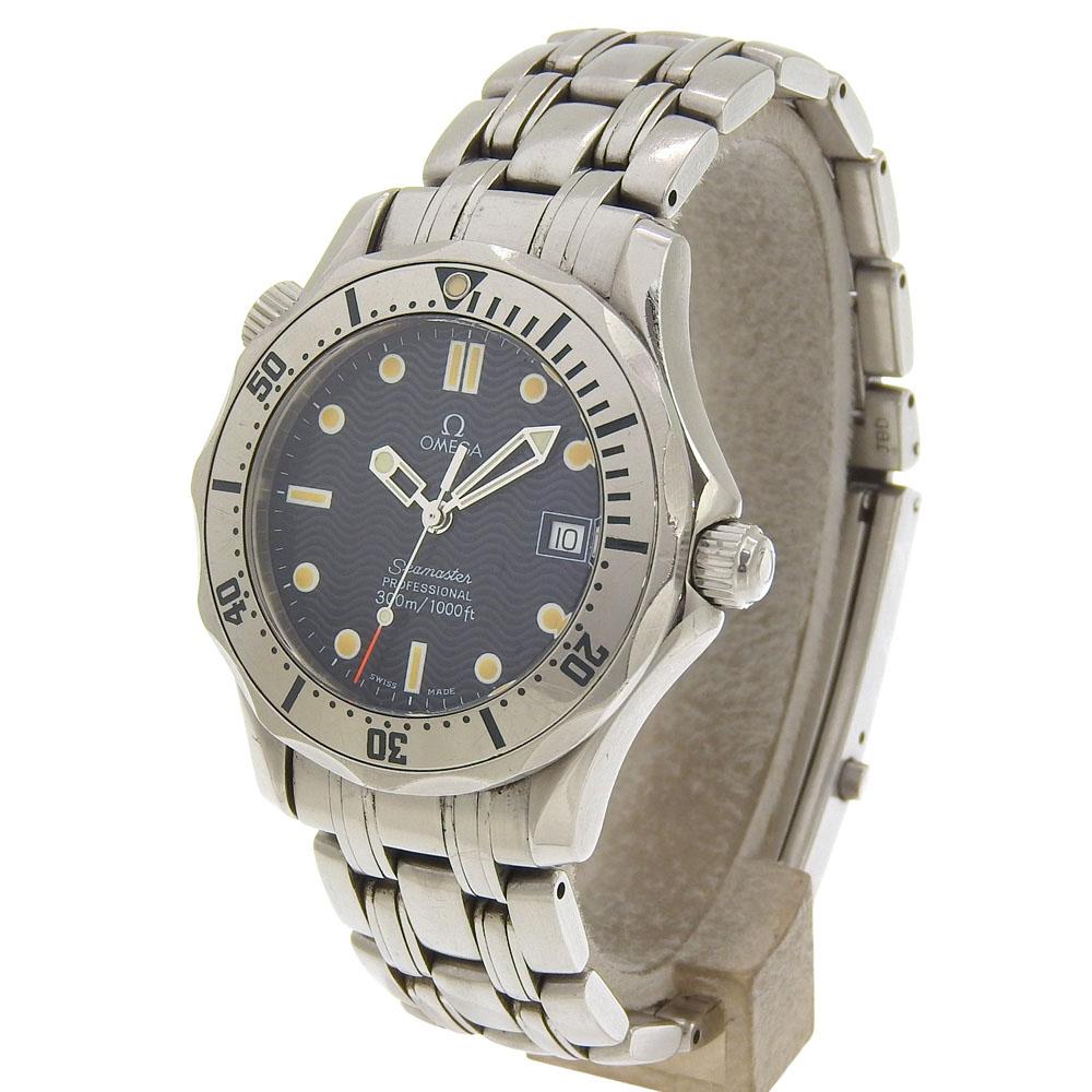 OMEGA Seamaster300M Watches 2562.80 cal.1538 NavyDial Stainless Steel Quartz Analog display mens Used