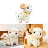 Cute Big Horn Sheep Plush Toy Cartoon Animal Soft Stuffed Pillow For Kids And Girls Gifts