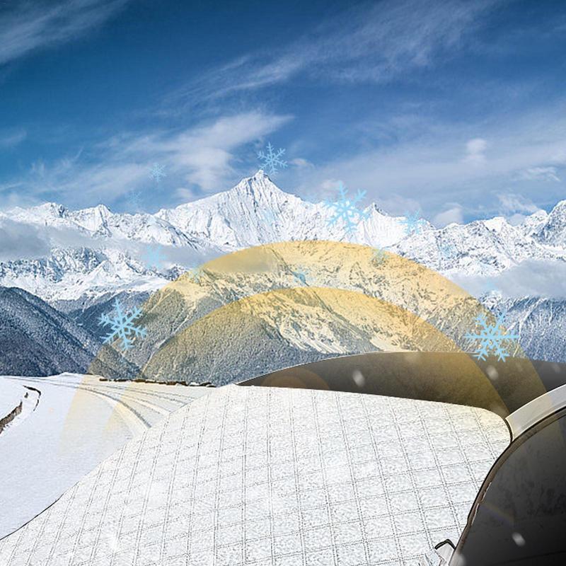Schnee Windschutzscheibenabdeckung Verdicken Eis Schnee Sonnenschutz Windschutzscheibenabdeckung Sonnenschutz Frostschutz Schnee Eis Entfernung Schutz Winter