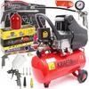 Ölkompressor Kompressor 24L 8Bar + Zubehör 18Teile Pneumatik-Set