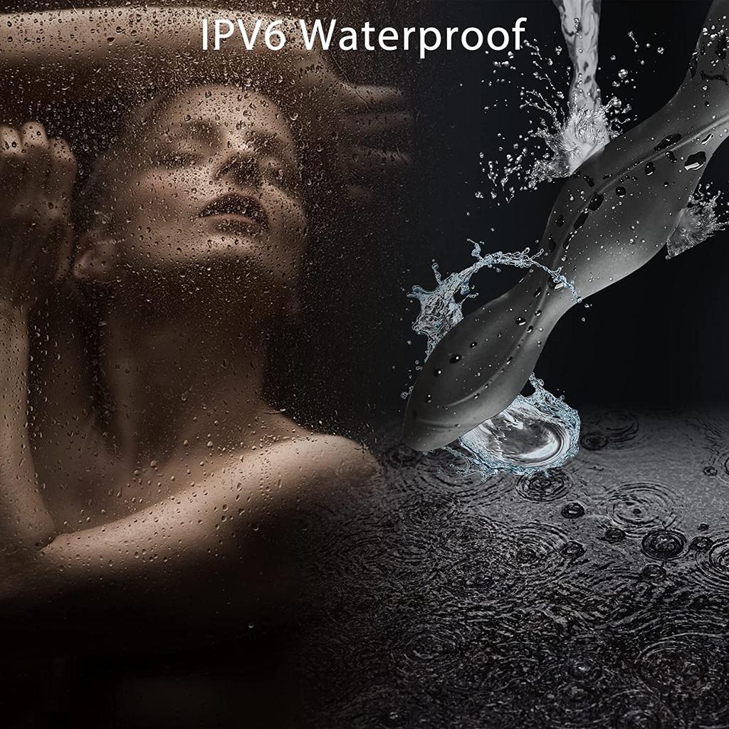 Bendable Electric Pulse Heating Prostate Massager Sex Toys 3-in-1 Anal Beads Butt Plug for Men Women Couple Adult