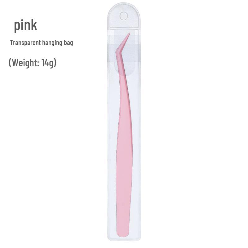 

Gold Feather High-Precision Stainless Steel Lash and Eyebrow Tweezer - Adhesive-Free Makeup Tool