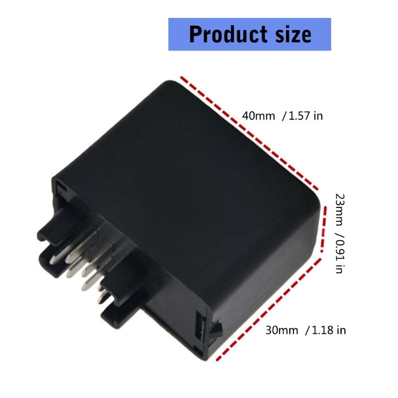 ABS 7PIN LED Relays LED Turn Signal Fix Easy Installs Flasher Long Lasting 7Pin LED Flasher Relays Uprgades for DRZ400S