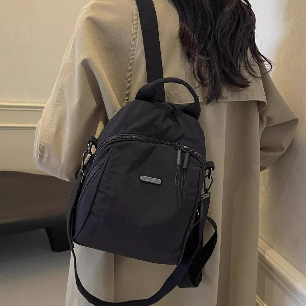 Schoolbag New Large-capacity Commuter Travel Backpack Shoulder Handbag Bag Women's Lightweight Oxford Cloth Backpack Casual Fashion