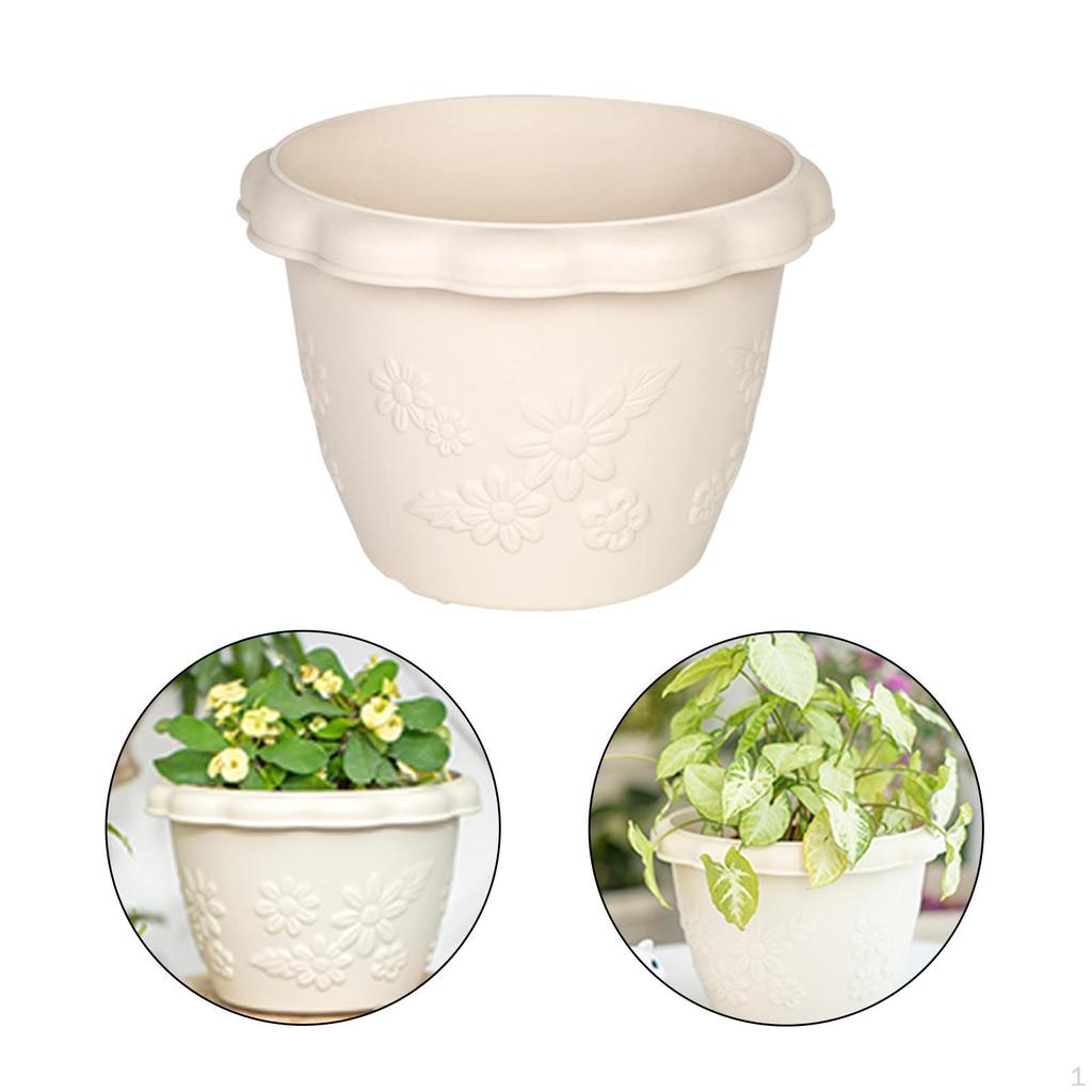 Elegant Resin Flower Planter for Indoor and Outdoor Use