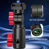 Secure 1/4 Inch / 3-Claw Thread Aluminum Alloy Adapter Base For Universal Tripods Light Stand Camera Mount