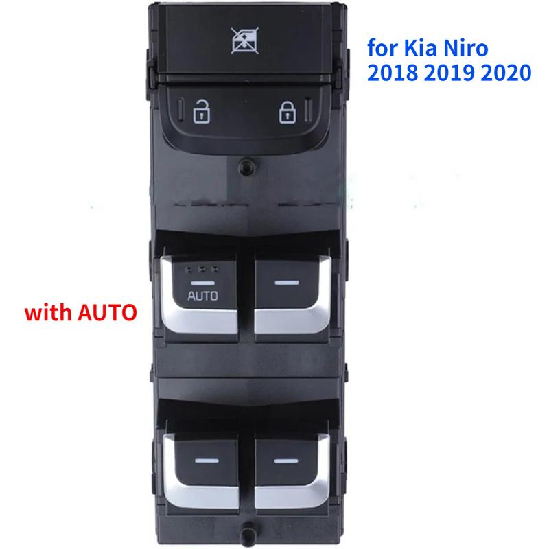 

Car Accessories for Kia Niro 2018 Electric Power Master Window Switch Front Left LHD Glass Lifter Control Button Parts