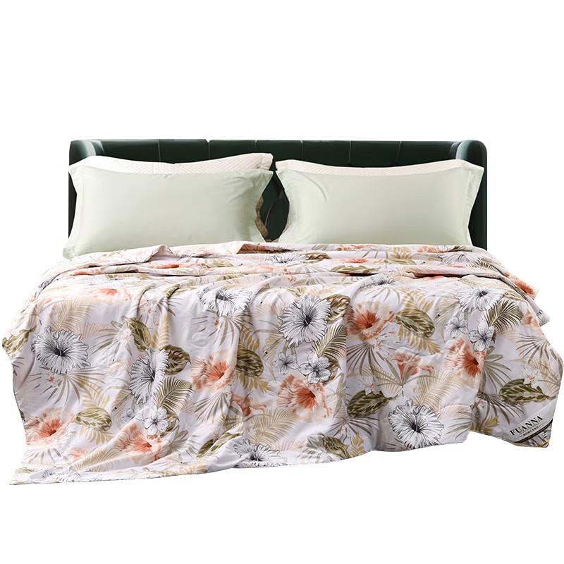 

Fuanna Printed Tussah Silk Summer Quilt