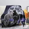 Wolf Digital Printed Blanket Sofa Blanket Bed Soft Thermal Blanket Flannel Blanket Birthday Gift Blanket