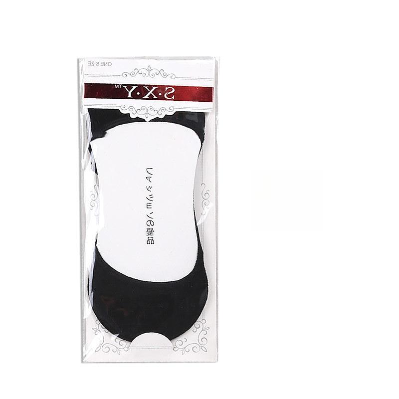 

Summer Solid Color Light Mouth Invisible Cotton Socks Women s Padded Silicone Non-slip Breathable Sweat-absorbing Side Empty Women s Socks