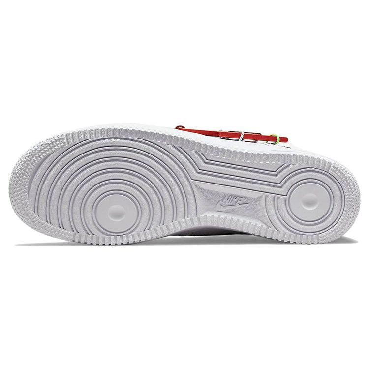Nike Air Force 1 07 Premium Karabina - Beyaz Habanero Kırmızı Erkek Spor Ayakkabı Nar Siyah DH7579-100