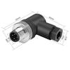 Waterproof 4 Pin 5pin 8pin M12 Power Aviation Connector Screw Threaded Panel Mount Male Plug Female Socket LED Lighting IP67