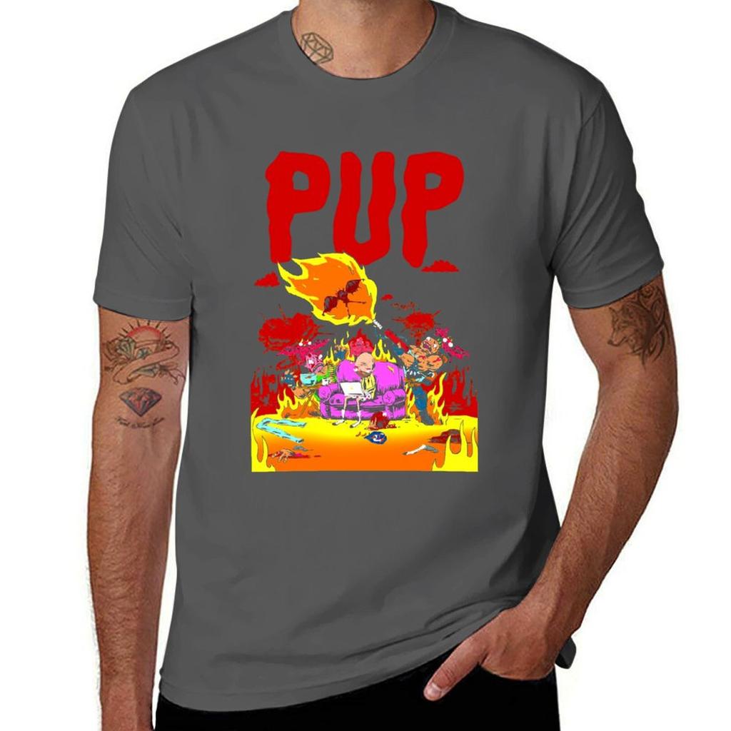 Unisexs Unisexs Pup Band Lucky Gift Tshirt Lightweight Cooling Short Sleeve Tee