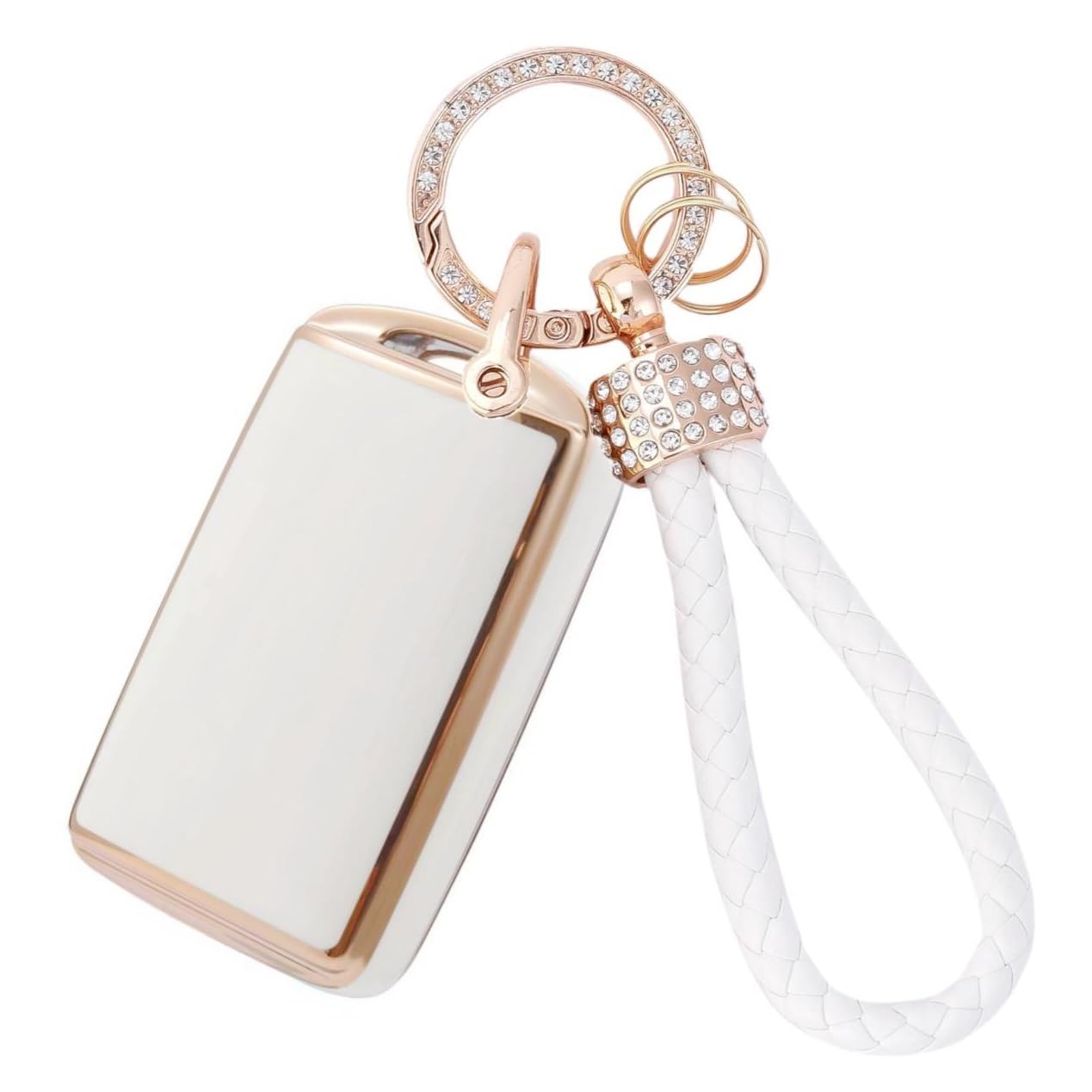 

[ZANEKO] Чехол для ключа CX-60 Совместим с Mazda 3 CX-30 Чехол для смарт-ключа MX-30 Mazda Suitable Mazda B белый