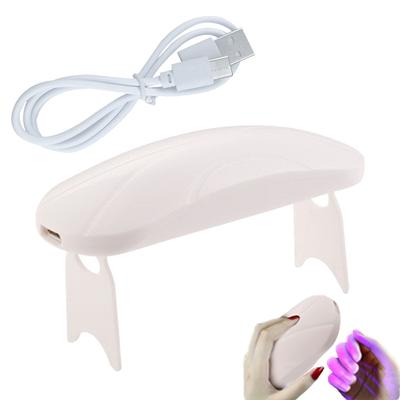 5W Mini-Nageltrockner, tragbare LED-UV-Manikürelampe, Nagellampe für den Heimgebrauch zum Trocknen von Lacken mit USB-Kabel