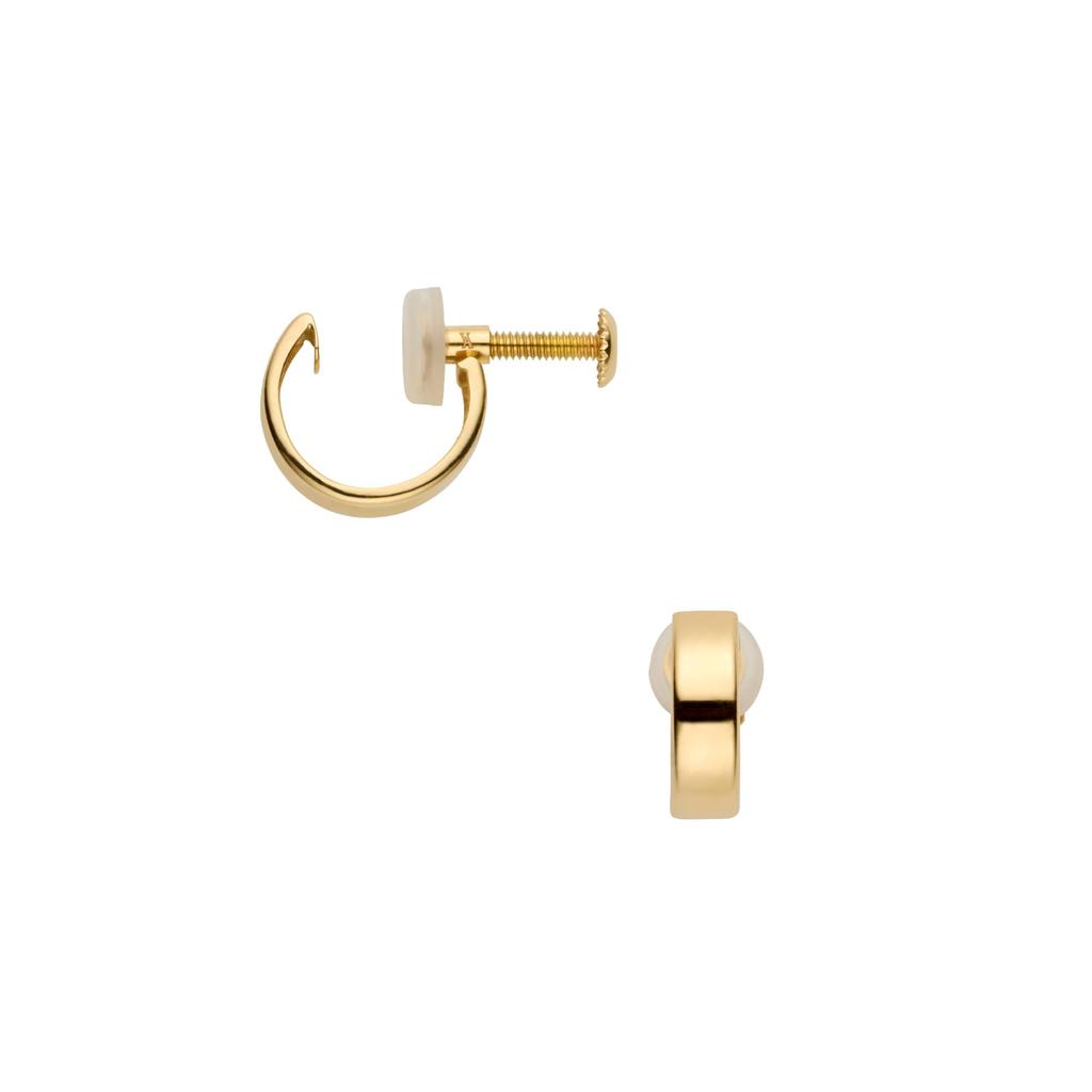 Vendome Aoyama K18YG Hoop Earrings AGVE1606 YG [Official]