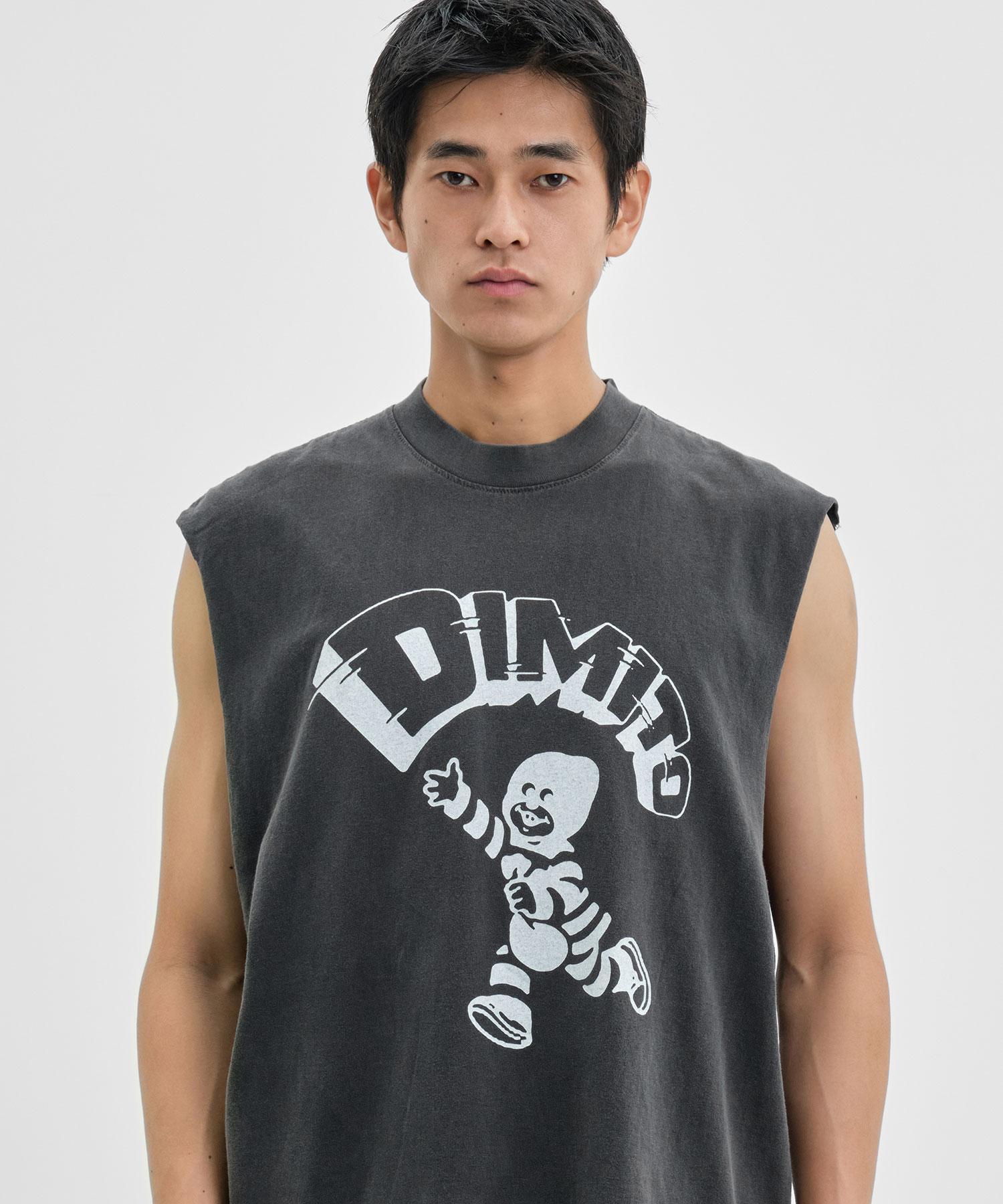Dimito Mask Boy Gd 6.5Oz Sleeveless Vintage Black M