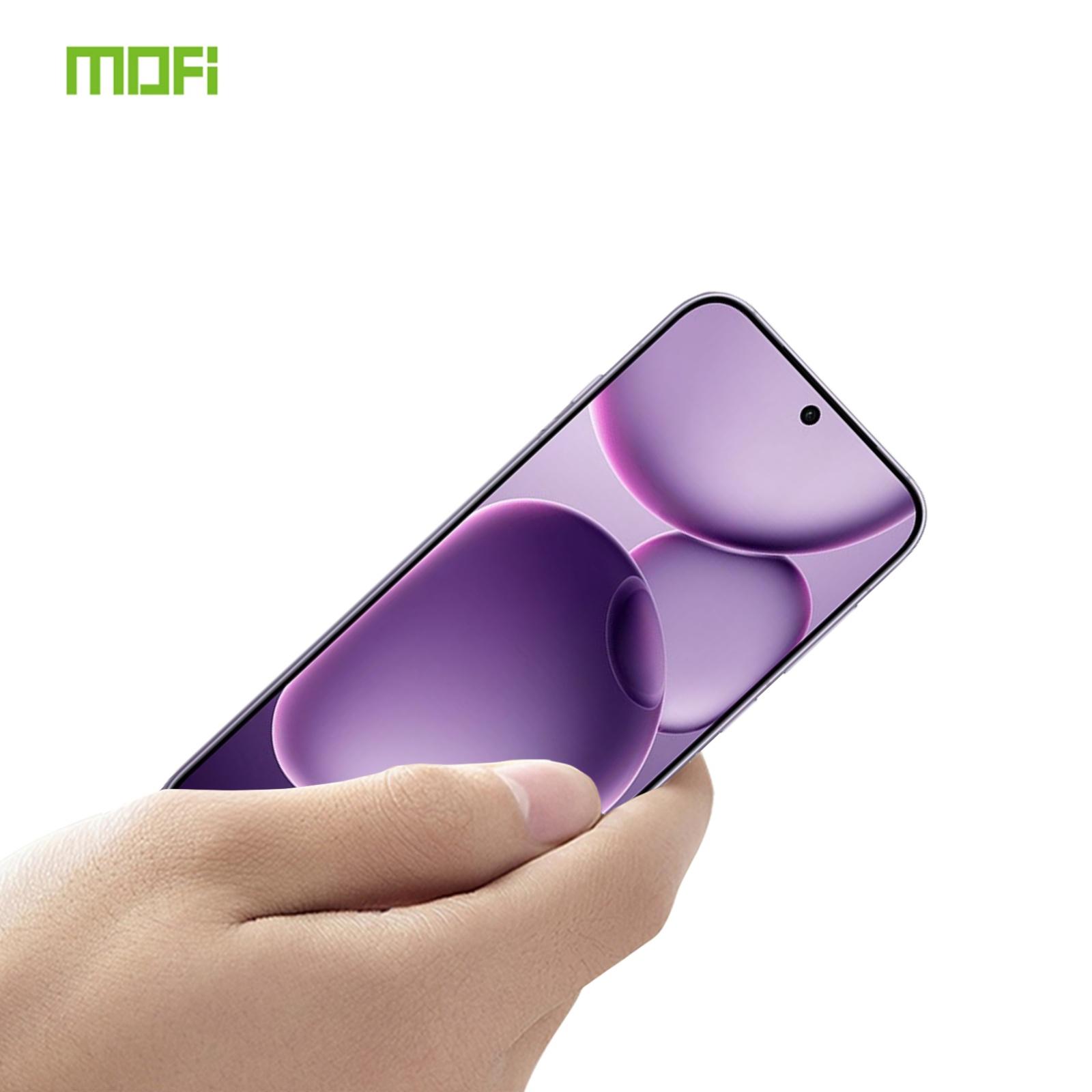 

For Oppo Find X8s+ 5G Screen Protector MOFI 9H Full Glue Full Coverage High Aluminum-Silicon Glass Film Black