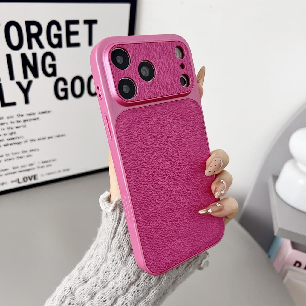 Imitation of the original second change iPhone17promax leather pattern mobile phone case is suitable for Apple 16 all-inclusive anti-drop 15 hard case