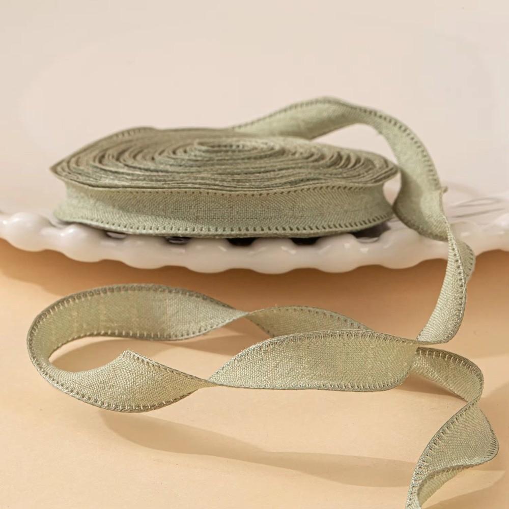 1Roll DIY Craft Gift Box Wrapping Ribbons 1CM Flower Envelopes Ribbons New Wrinkle Ribbons