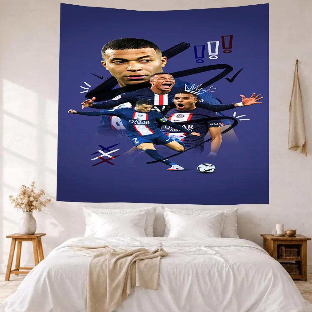 Mbapp Style Wall Decor Tapestry Art For Pet Memorial Birthdaywedding Party Backdrop Family Gift