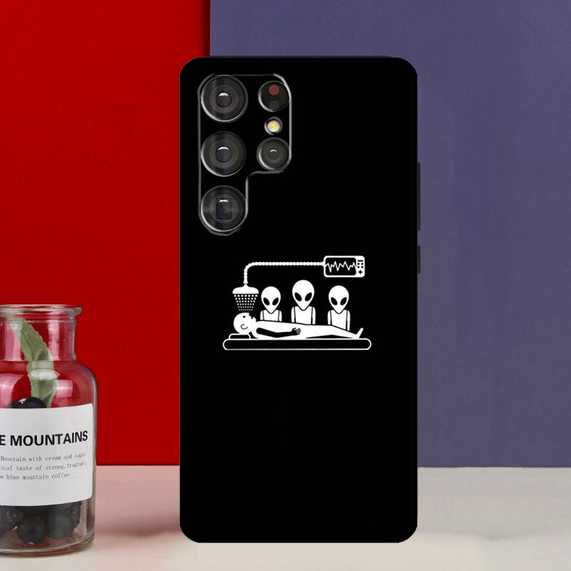 Aesthetic Alien Funda Case For Samsung Galaxy S25 Ultra S9 S10 S20 S22 Plus S21 FE S23 S24 Ultra Phone Cover