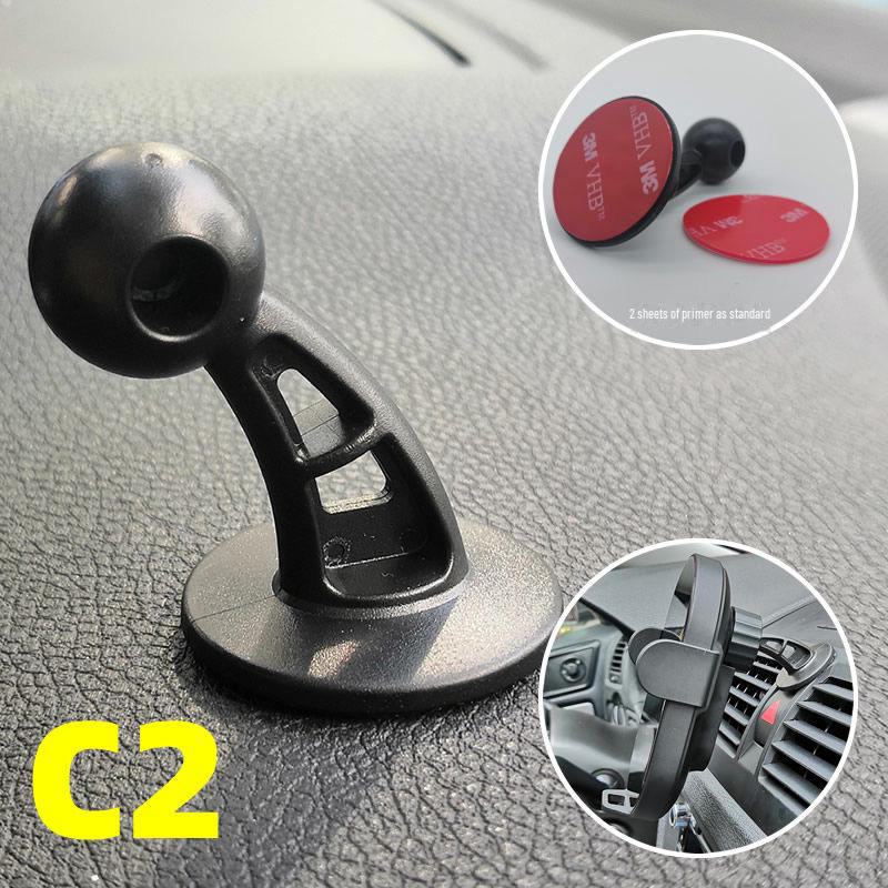 

Автомобильный держатель для телефона с винтовым основанием и телескопическим металлическим крючком на спиральную решетку воздуховода