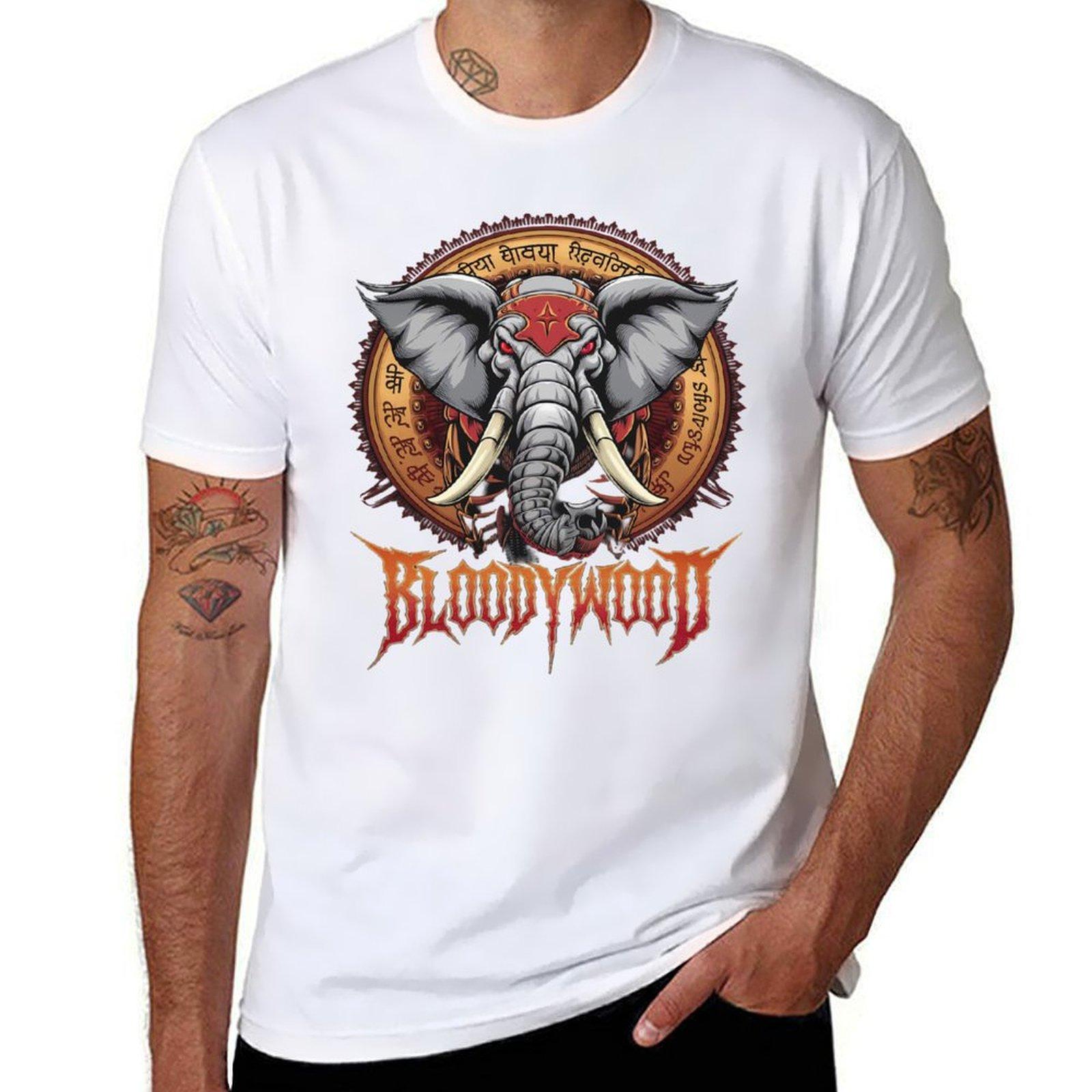 GUOYAN TOP nieuw bloodywoods T-shirt herenkleding aangepaste grote maten heren katoenen t-shirts S
