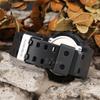 Casio LCD/Pointer Dual Display Series G-SHOCK Series Black Samurai Multifunctional Trendy Classic Sports Quartz Resin Strap Japanese and GA-100CF-8A