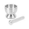 Garlic Crusher 304 Stainless Steel Mortar And Dual Head Grinder For Home Cooking And Meal Prep