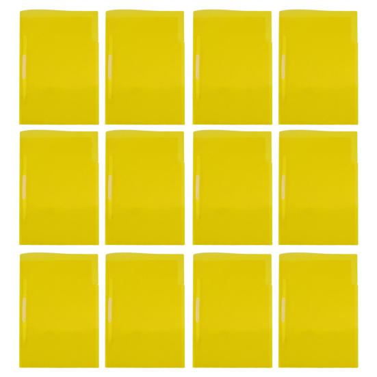 12 Pcs Plastic File Folders Clear Document Organizer with Clip Paper Folders Pockets for Office School Supplies