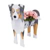 Australian Shepherd Dog Vase Pots DIY PVC Flower Planters Garden Dog Garden Planter Planter Decor Dog Pot Flower Shape Home
