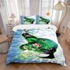 3pcs Green Lantern Cover Set,Soft Comfortable Duvet Cover,Guest Room (1*Duvet Cover + 2*Pillowcases, Without Core) Yy251024062